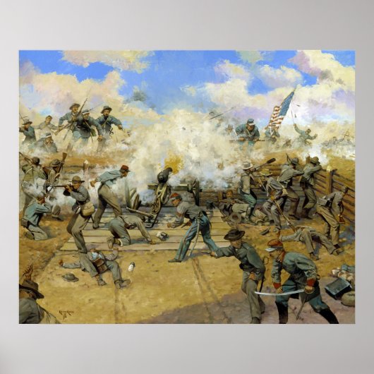 Shoot and Be Damed by Keith Rocco Fort Gregg Poster (Vorne)