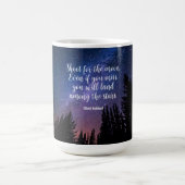 Shoot for the Moon - Inspiration Kaffeetasse (Mittel)