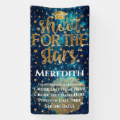 Shoot for the Stars Abschluss Cruise Door Banner (Vertikal)