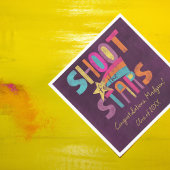 Shoot for the Stars Graduation Party Serviette
