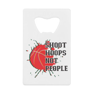 Shoot Hoops Kreditkarte Flasche Öffnung Geldbeutel Flaschenöffner