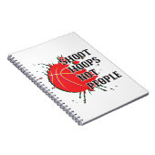 Shoot Hoops Notizblock (Rechte Seite)