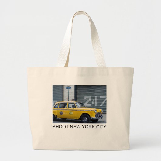 Shoot New York City Totbag Jumbo Stoffbeutel (Vorne)