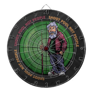 Shoot Pool Nicht Menschen Dartscheibe