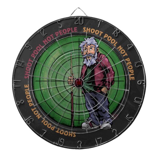 Shoot Pool Nicht Menschen Dartscheibe (vorne)