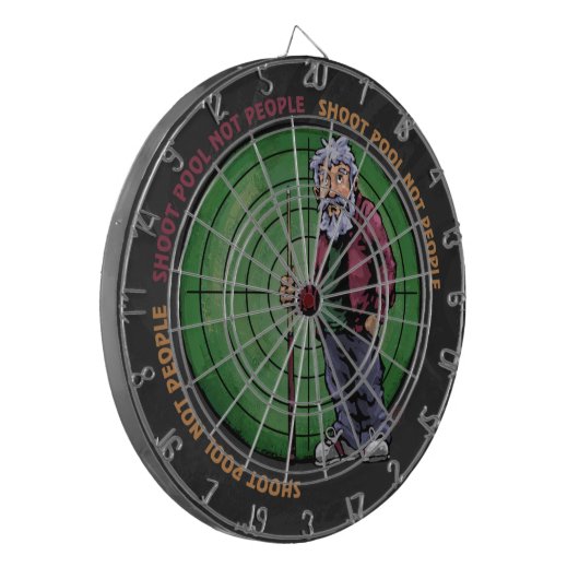 Shoot Pool Nicht Menschen Dartscheibe (Vorderseite Links)