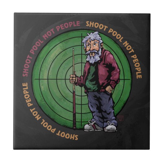 Shoot Pool Nicht Menschen Fliese (Vorderseite)