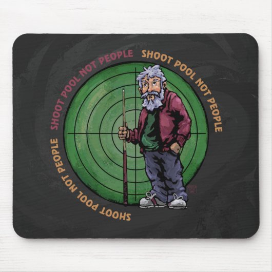 Shoot Pool Nicht Menschen Mousepad (Vorne)
