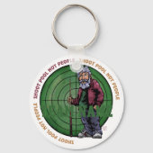 Shoot Pool Nicht Menschen Schlüsselanhänger (Vorderseite)