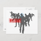 Shoot The Zombies - Shotgun Reload Game Gamer Postkarte (Vorne/Hinten)