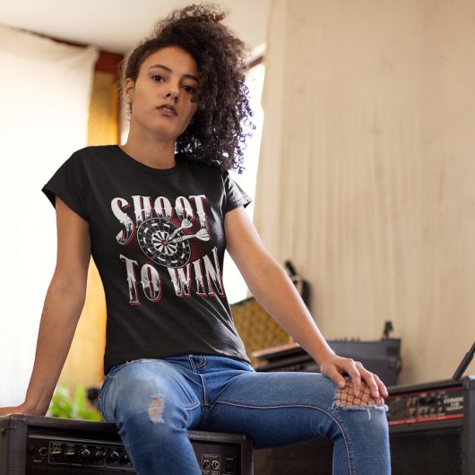 Shoot to Win - Dart League Champion T-Shirt