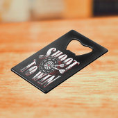 Shoot to Win - Dart League Legend Geldbeutel Flaschenöffner