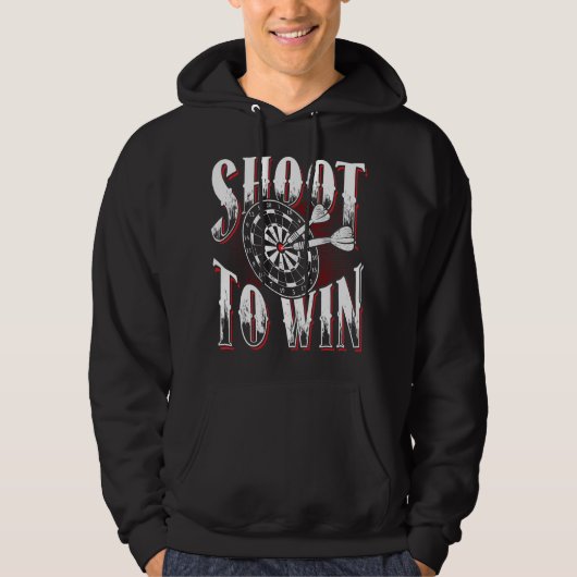 Shoot to Win - Legendary Dart Champion Hoodie (Vorderseite)