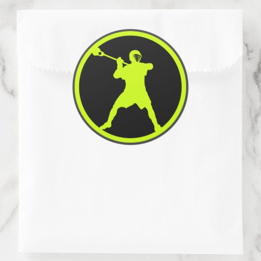 Shooter-grün Runder Aufkleber (Tasche)