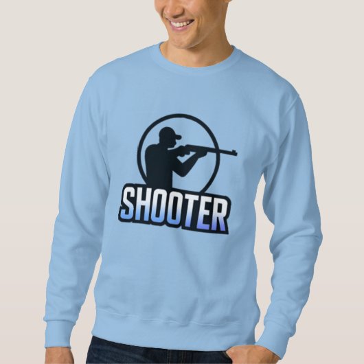 Shooter - Marksman Silhouette Premium Design Sweatshirt (Vorderseite)