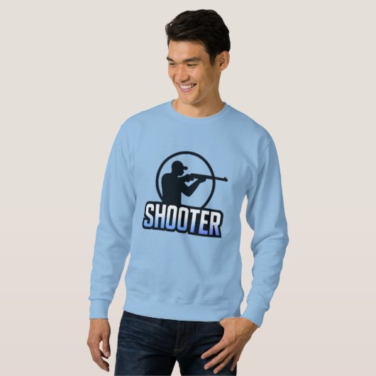 Shooter - Marksman Silhouette Premium Design Sweatshirt (Vorne ganz)