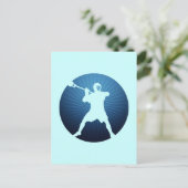 Shooter Postkarte (Stehend Vorderseite)