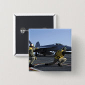 Shooters an Bord der USS George HW Bush Button (Vorne & Hinten)