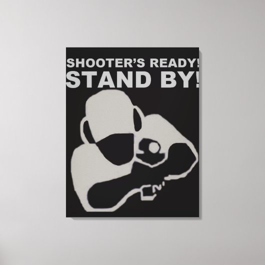 Shooter's Ready Leinwand Poster (Vorderseite)