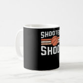 Shooters Shoot Ball | Basketball-Design Kaffeetasse (Vorderseite Links)