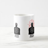 Shooting Accuracy Funny Mug Kaffeetasse (Mittel)