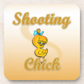 Shooting Chick Untersetzer (Vorderseite)