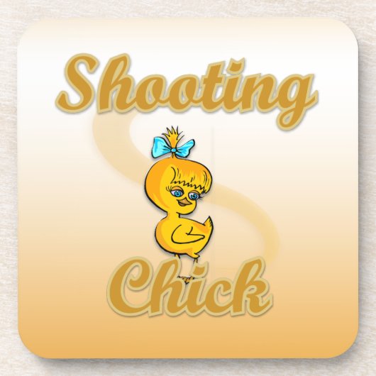Shooting Chick Untersetzer (Vorderseite)