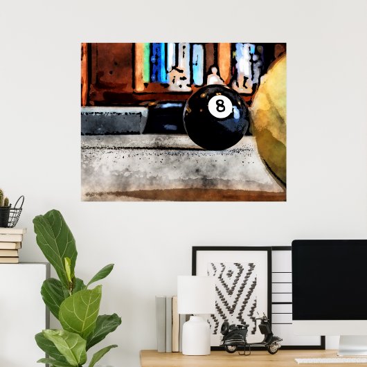 Shooting for Aight Ball Poster (Heimbüro)