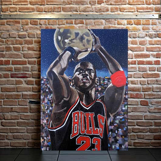 Shooting for the Moon Painting by Alfred Fox Leinwanddruck