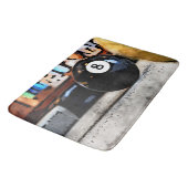 Shooting für den Achtball Badematte (Schrägansicht)