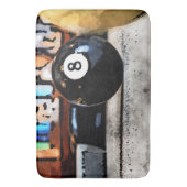 Shooting für den Achtball Badematte (Vorderseite Vertikal)