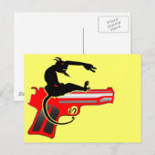 Shooting Hero Postkarte (Vorne/Hinten)