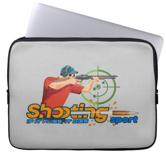 Shooting Sports | Laptop Sleeve (Vorderseite)