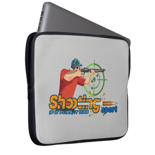 Shooting Sports | Notebook-Sieb 15" Laptopschutzhülle (Vorne Rechts)