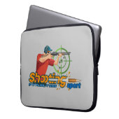 Shooting Sports | Notebook-Sieb 15" Laptopschutzhülle (Vorderseite Links)