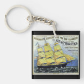 Shooting Star Clipper Sailing Schlüsselanhänger (Vorderseite)