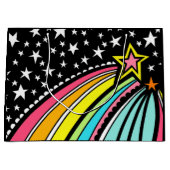 Shooting Star Comet Fireball Geschenktasche Große Geschenktüte (Vorderseite)