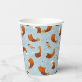 Shooting Star & Confetti Celebration Blue Pappbecher (Rechts)