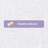 Shooting Star Custom Closing Name Etiketten (Design 1)