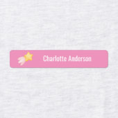 Shooting Star Custom Closing Name Etiketten (Design 2)