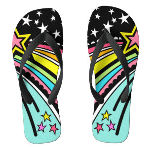 Shooting Star Flip Flops Beach Footwear Badesandalen