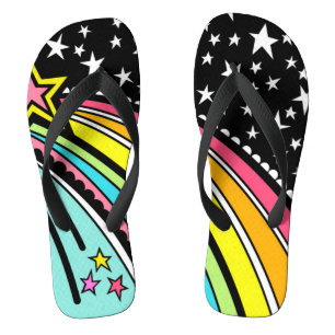 Shooting Star Flip Flops Beach Footwear Badesandalen