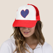 Shooting Star Heart Truckerkappe (Beispiel)