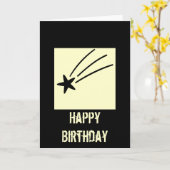 Shooting Star Karte (Gelbe Blume)