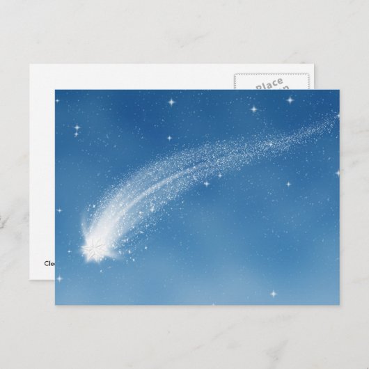 Shooting Star Postcard #4 - Horizontal Postkarte (Vorne/Hinten)