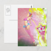 Shooting Star Postcard Postkarte (Vorne/Hinten)