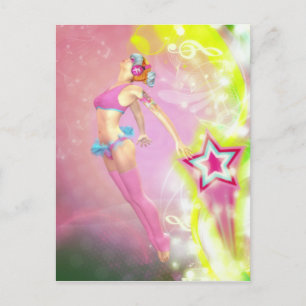 Shooting Star Postcard Postkarte