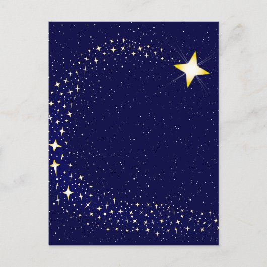Shooting Star Postkarte (Vorderseite)