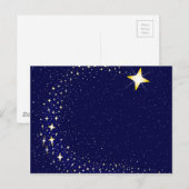 Shooting Star Postkarte (Vorne/Hinten)