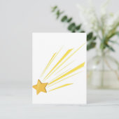 Shooting Star Postkarte (Stehend Vorderseite)
